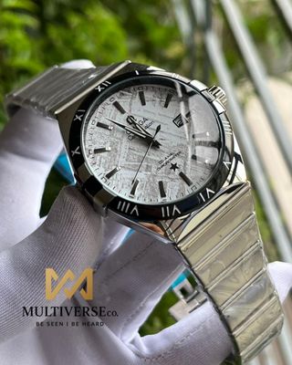 OMEGA CONSTELLATION METEORITE BLACK WHITE DIAL (AA)_img_0