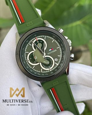 HILFIGER CHRONO GREEN SILICON BELT_img_1