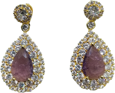 Violet Earrings - sterling silver post_img_1