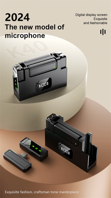K40 Lavalier Lapel Microphone Wireless Portable_img_0