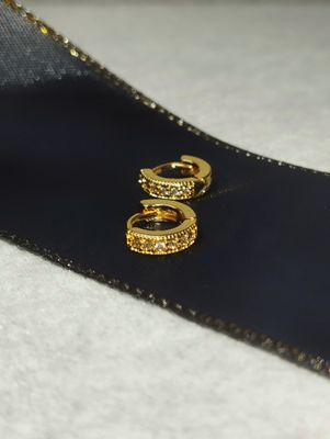 EM0 hoop earrings - 0.6 cm_img_2