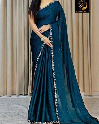 Pure জর্জেট শাড়ি_img_4