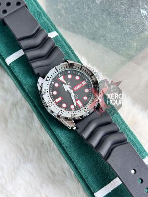 Seiko Sport 5 || Silicon Strap || Swift Movement || Black Red_img_0