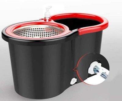 Regular Rotary/Spin Mop Floor Cleaning Mop_RM-9586_Black_img_2