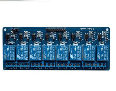 5V 8 Channel Blue Color Relay Module