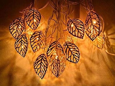LEAF SHAPE STEEL CASE FAIRY LIGHTS (20 Pcs., 15 Feet)_img_0