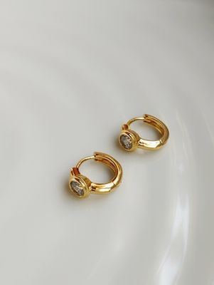 EA3 hoop earrings - 1.2 cm_img_0