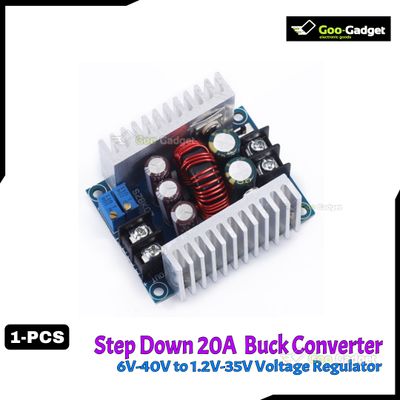 20A Step-Down Buck Converter CC CV Power Supply Module | DC 6V-40V to 1.2V-35V Voltage Regulator_img_0
