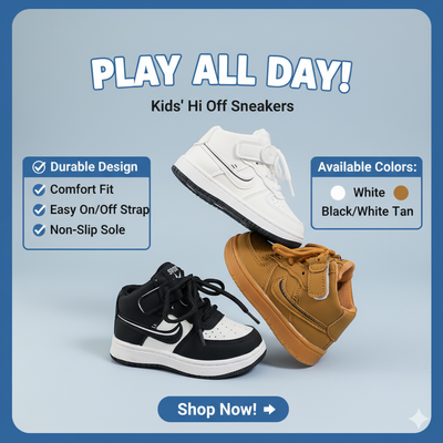 Kids High Top Sneakers โ Iconic Style & Everyday Comfort (1 to 5 years) for your BABUU_img_0