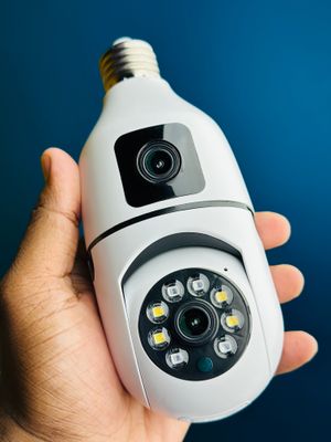 Dual Lens V380 Pro PTZ Bulb IP Night Vision Camera_img_2