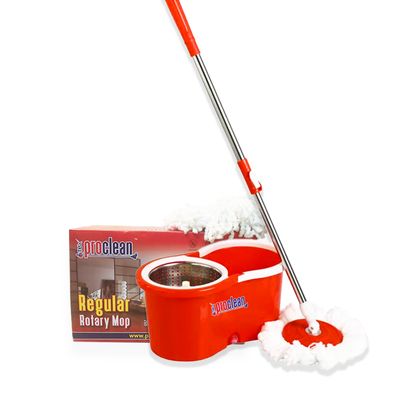 Regular Rotary/Spin Mop Floor Cleaning Mop_RM-9586_Red