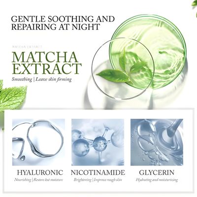 Sakura/Matcha/Snail/Seaweed Sleeping Mask - 4pcs_img_2