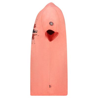 T-Shirt Men Short Sleeve with Coral Flag_img_3