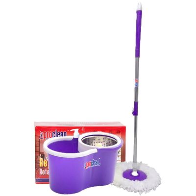 Regular Rotary/Spin Mop Floor Cleaning Mop_RM-9586_Purple