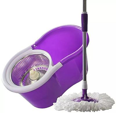 Regular Rotary/Spin Mop Floor Cleaning Mop_RM-9586_Purple_img_3