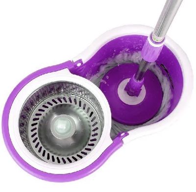 Regular Rotary/Spin Mop Floor Cleaning Mop_RM-9586_Purple_img_5