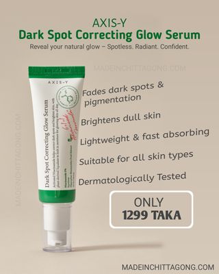 Axis-Y Dark Spot Correcting Glow Serum – 50ml | Korean Brightening Serum for Dark Spots & Pigmentation_img_0