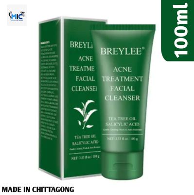 Breylee Acne Treatment Facial Cleanser 100g with Tea Tree Oil & Salicylc Acid_img_0