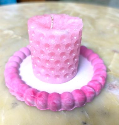bubble candle with concrete tray_img_0
