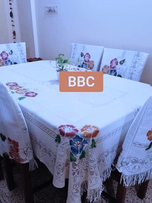 Indian Erotica Design 6 Seater Dining Table Cloth and chair cover(90/60)_img_6