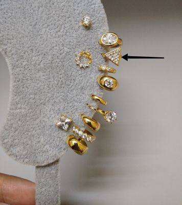 Bermuda hoop earrings ( pair ) - 1 Cm_img_0
