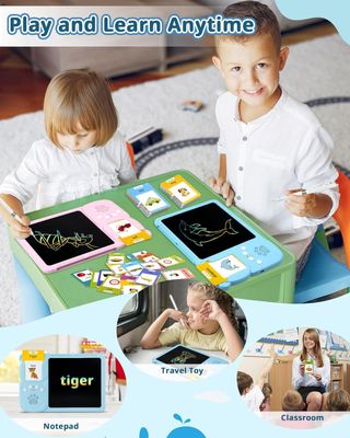 2in1 Early Education Device for Kids - Bilingual Audio Learning Tablet with Drawing Screen_img_0