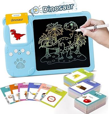 2in1 Early Education Device for Kids - Bilingual Audio Learning Tablet with Drawing Screen_img_2