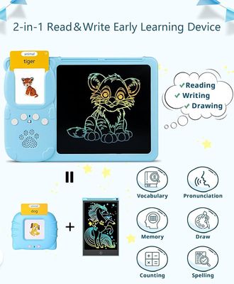 2in1 Early Education Device for Kids - Bilingual Audio Learning Tablet with Drawing Screen_img_5