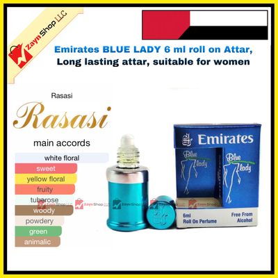 Emirates BLUE LADY 6 ml roll on Attar, long lasting attar, suitable for women_img_0