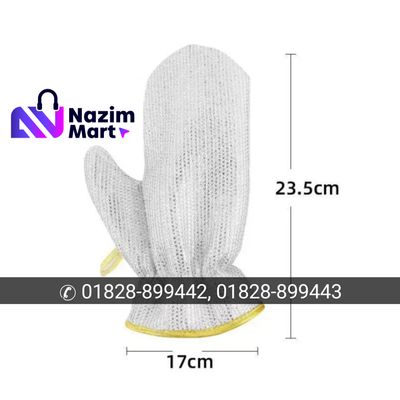 Steel Kitchen Dishcloth Multipurpose Wire Dishwashing Rag Clean Glove_img_1