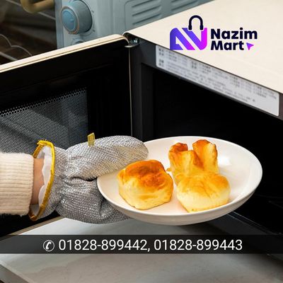 Steel Kitchen Dishcloth Multipurpose Wire Dishwashing Rag Clean Glove_img_2