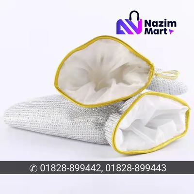 Steel Kitchen Dishcloth Multipurpose Wire Dishwashing Rag Clean Glove_img_5
