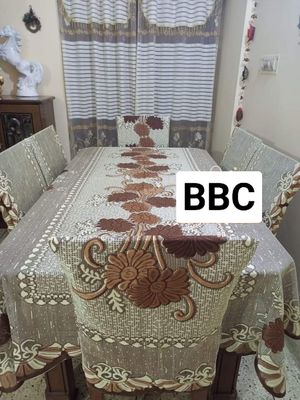 Elevate Your Dining Table With 6 Chair Dining Table Cloth Blackberry - Stylish Table Cover For A Elegant Look_img_0