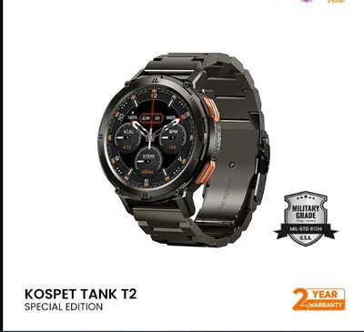 Kospet Tank T2 Smart Watch Special Edition – Silver Color_img_1
