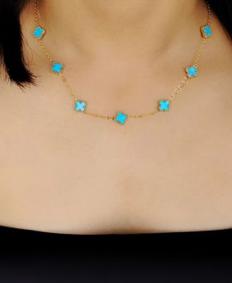 Torquoise charm necklace_img_1
