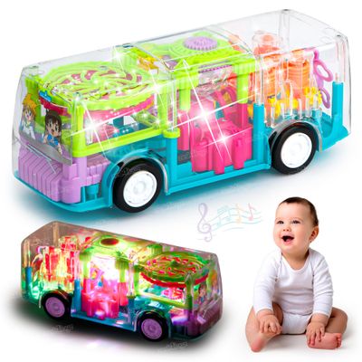 Gear Bus Musical Toy for Kids with 3D Light & Sound 360 Degree Rotating Battery Operated Toys_img_4