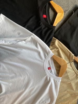 Solid Regular Fitted Half Sleeve T-Shirts_img_4