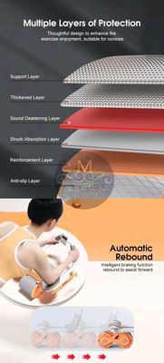 💥Outtobe Abdominal Roller Ab Wheel Roller Automatic Rebound Ab Roller Wheel_img_9