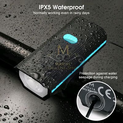 💥Outtobe Bicycle Lamp Headlight Multi-Function 2-In-1 Headlight With Speaker_img_5