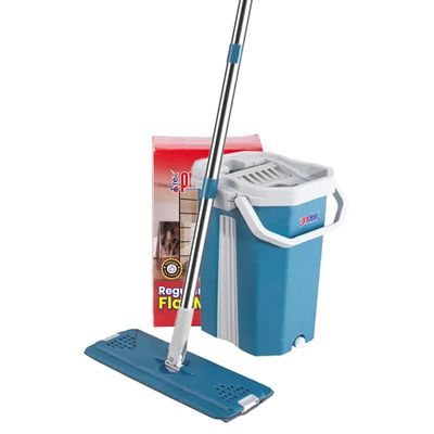 Floor Cleaning Regular Flat Mop FM-0629_Turquoise Color