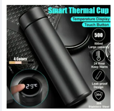 Stay Hydrated On The Go With The Temperature Thermos Water Bottle - Smart Water Bottle for man and women_img_0