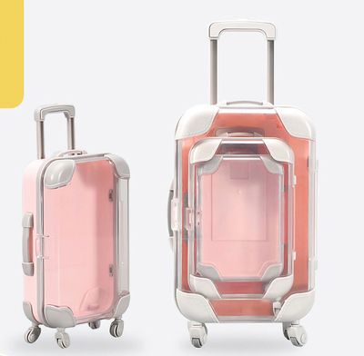 Mini Storage Trolley Luggage Cosmetics Packaging Box_img_0