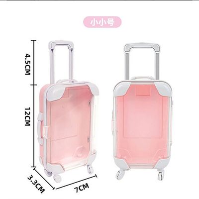 Mini Storage Trolley Luggage Cosmetics Packaging Box_img_3