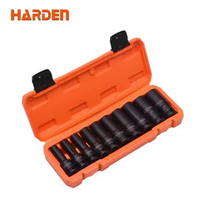 Harden 10Pcs Impact Socket Set, 1/2"Drive, Deep, Industrial quality, Model: 537020_img_0