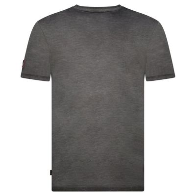 Men's T-Shirt Short Sleeve with Black Flag_img_1