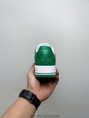 Louis Vuitton Air Force 1 Low "Virgil Abloh - White/Green" (1:1)_img_5