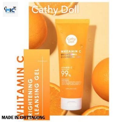 Cathy Doll Whitamin C Brightening Cleansing Gel Tube 120 m_img_2