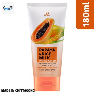 AR Papaya & Rice Milk Foaming Cleanser -150ml_img_0