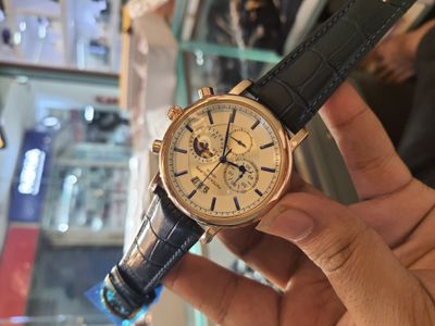 Patek Philippe simple White dial Rg Fram blue belt_img_0