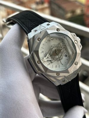Hublot Sang Bleu 1 Belt White Dial_img_0
